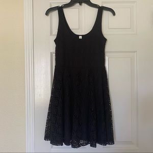 Aeropostale, Size SP, Black, Lace, Lined Dress.